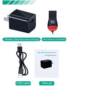 HD 1080p Spy Camera USB Wall Charger Mini Us/eu Plug AC Ad..